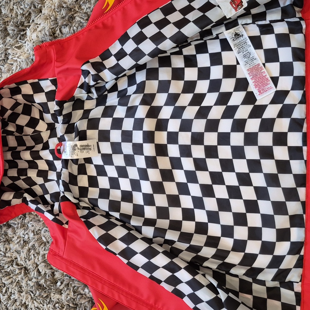 Disney Store Lightning McQueen Rain Jacket - Picture 6 of 11